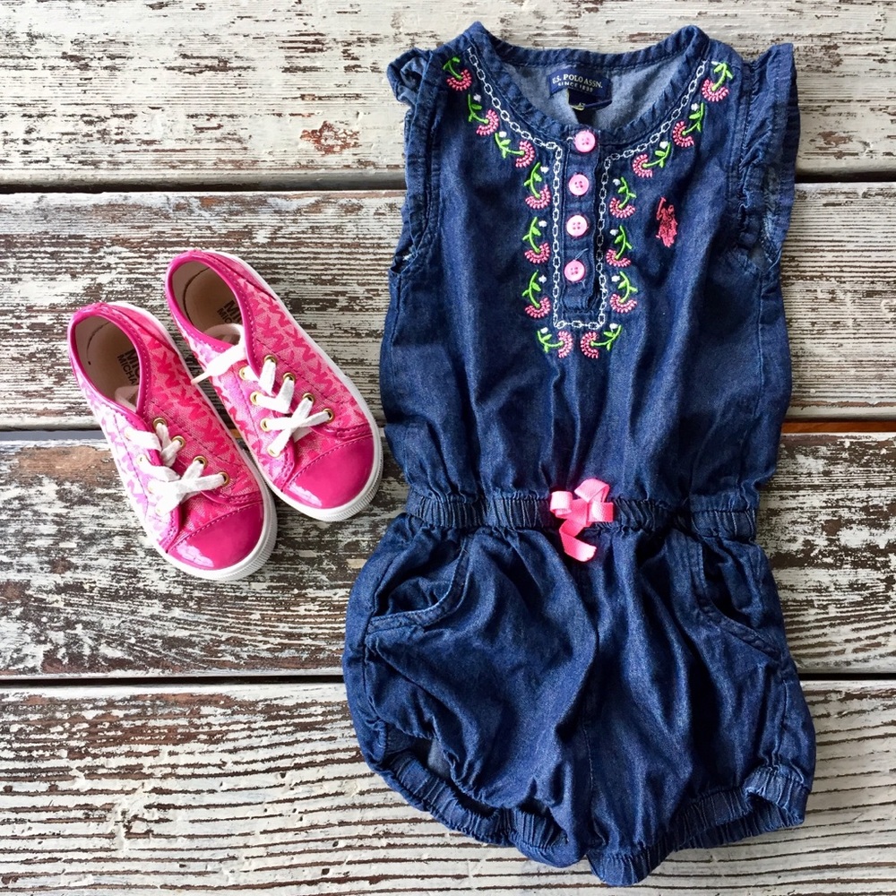 Denim Romper 🌿